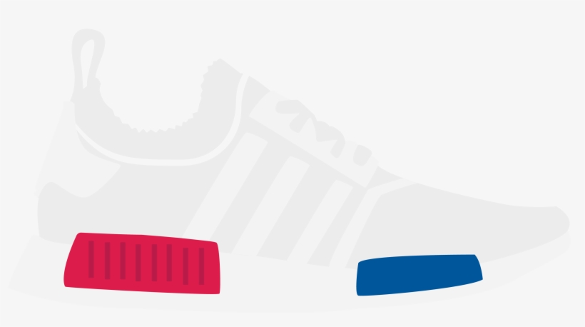 Adidas Clipart Nmd - Nmd Art Clip Png, transparent png