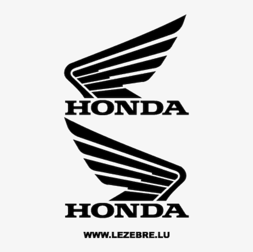 Set Of Honda Logo Decals Png Honda Logog - Honda, transparent png