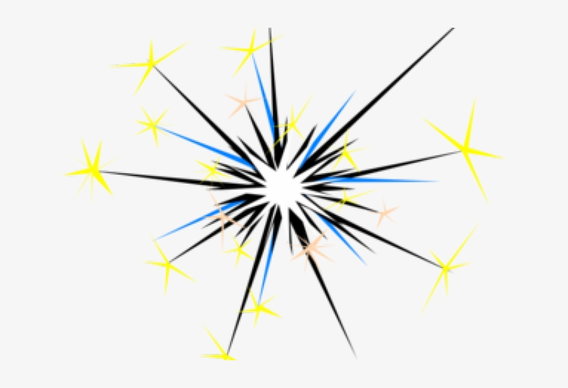 Sparkles Clipart Transparent Background - Sparks Clipart, transparent png