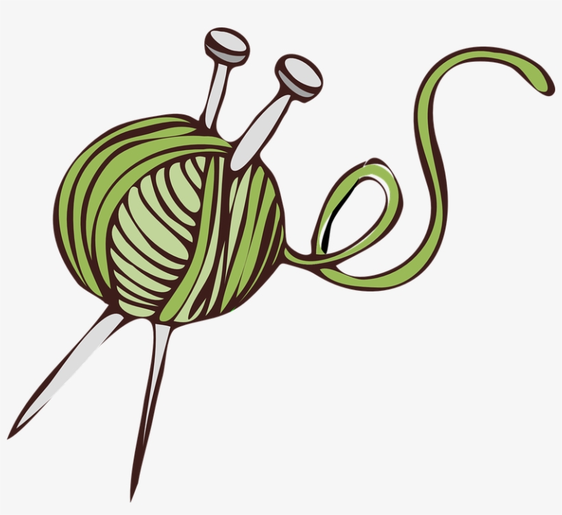 Yarn, Ball, Needles, Wool, Craft, Hobby, Knit, String - Yarn Clip Art, transparent png