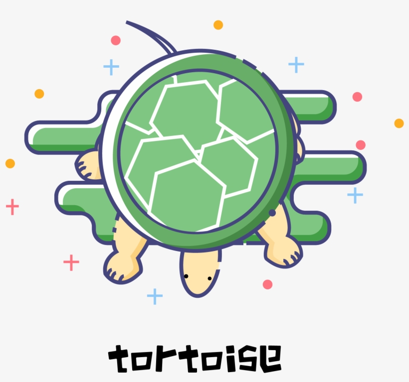 Turtle Animal Cute Reptile Png And Vector Image - Vector Graphics, transparent png