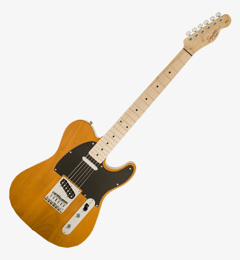 Fender Squire Affinity - Telecaster Butterscotch Blonde Finish, transparent png