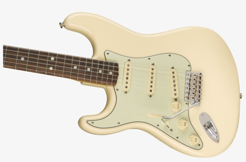 Fender American Original 60's Stratocaster Lefty Olympic, transparent png