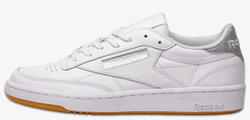 Outside View Of White Reebok Club C - Sneakers, transparent png