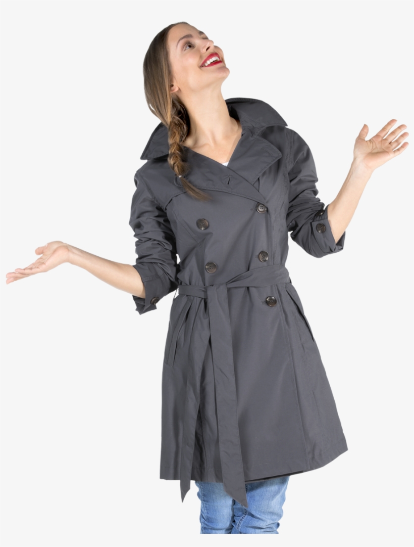 Trench Coat Inda Iron - Iron Trench Coat, transparent png
