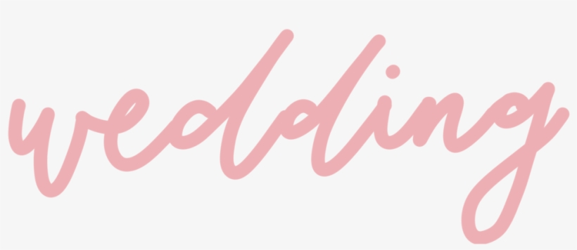 Wedding - Calligraphy, transparent png