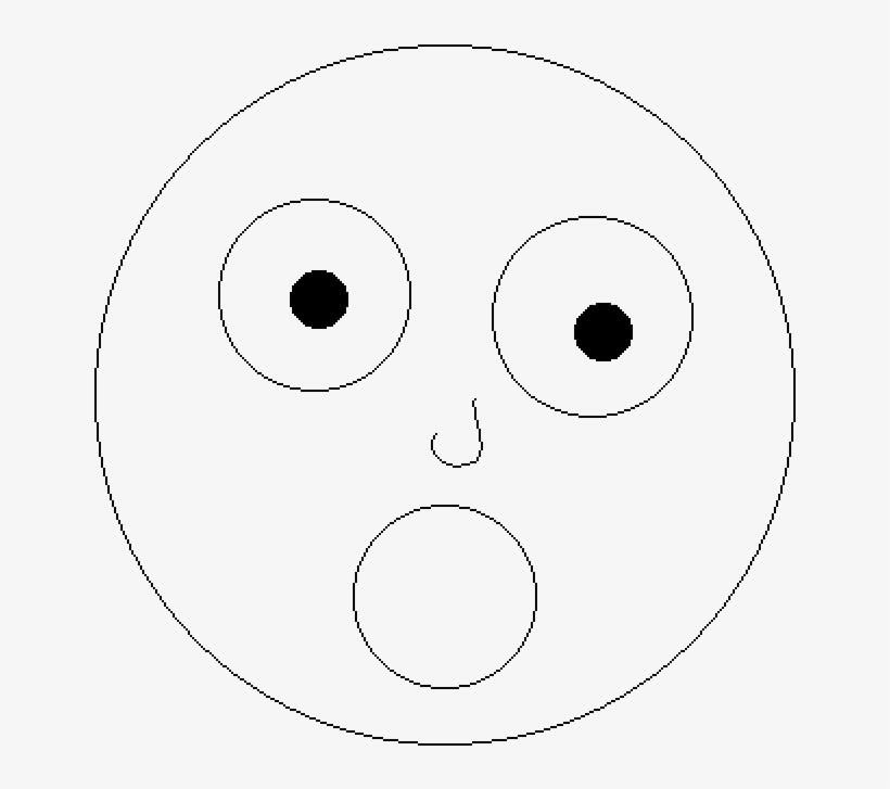 Suprised - Line Art, transparent png