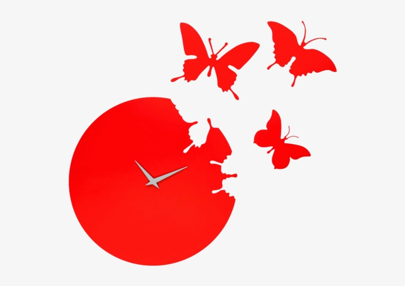 Red Butterflies - Clip Art Bercak, transparent png