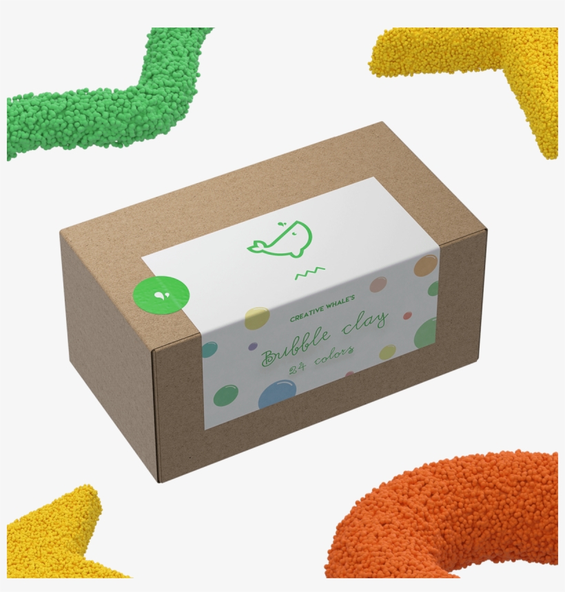 The Bubble Play Dough - Box, transparent png