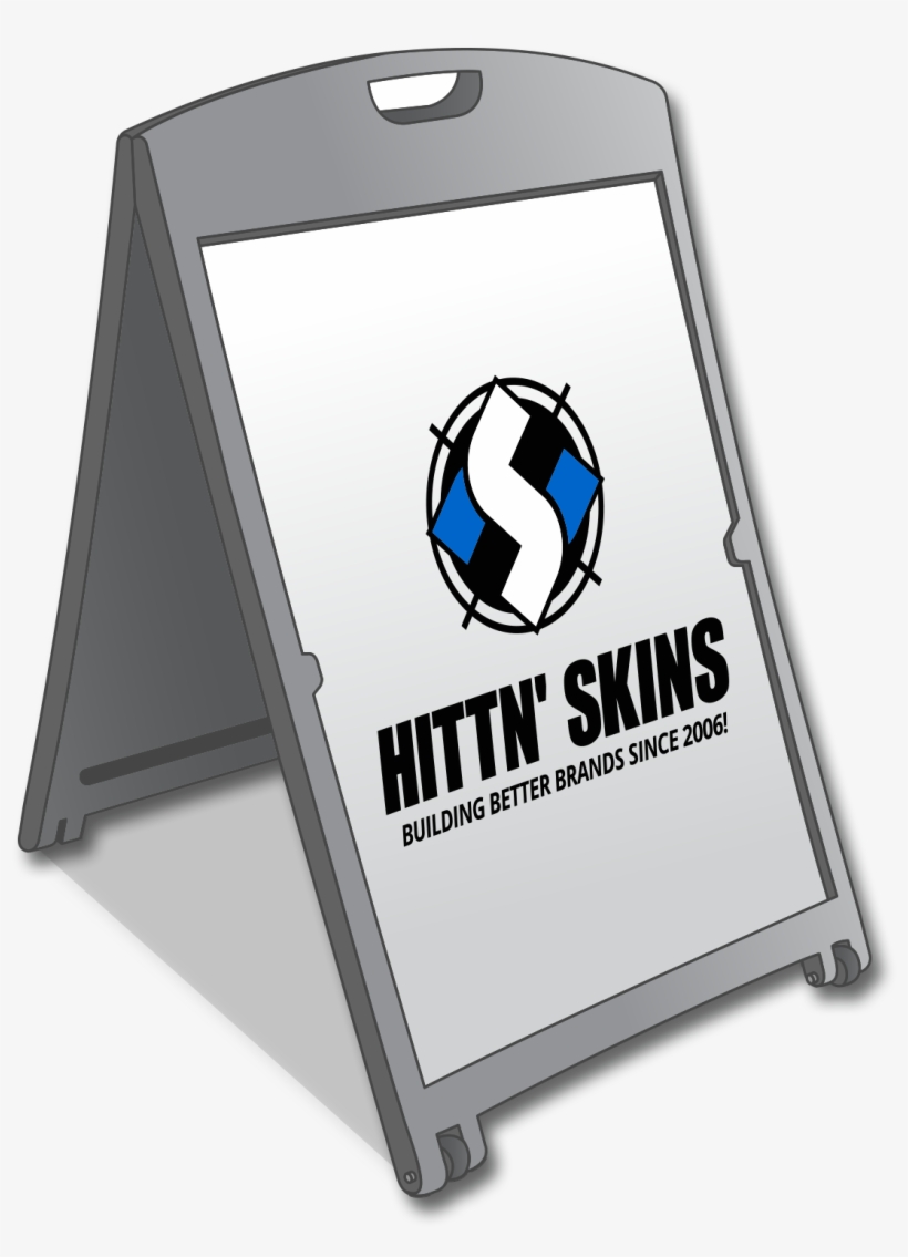A Frame & Sidewalk Signs Will Get You That Curb Side - Graphic Design, transparent png