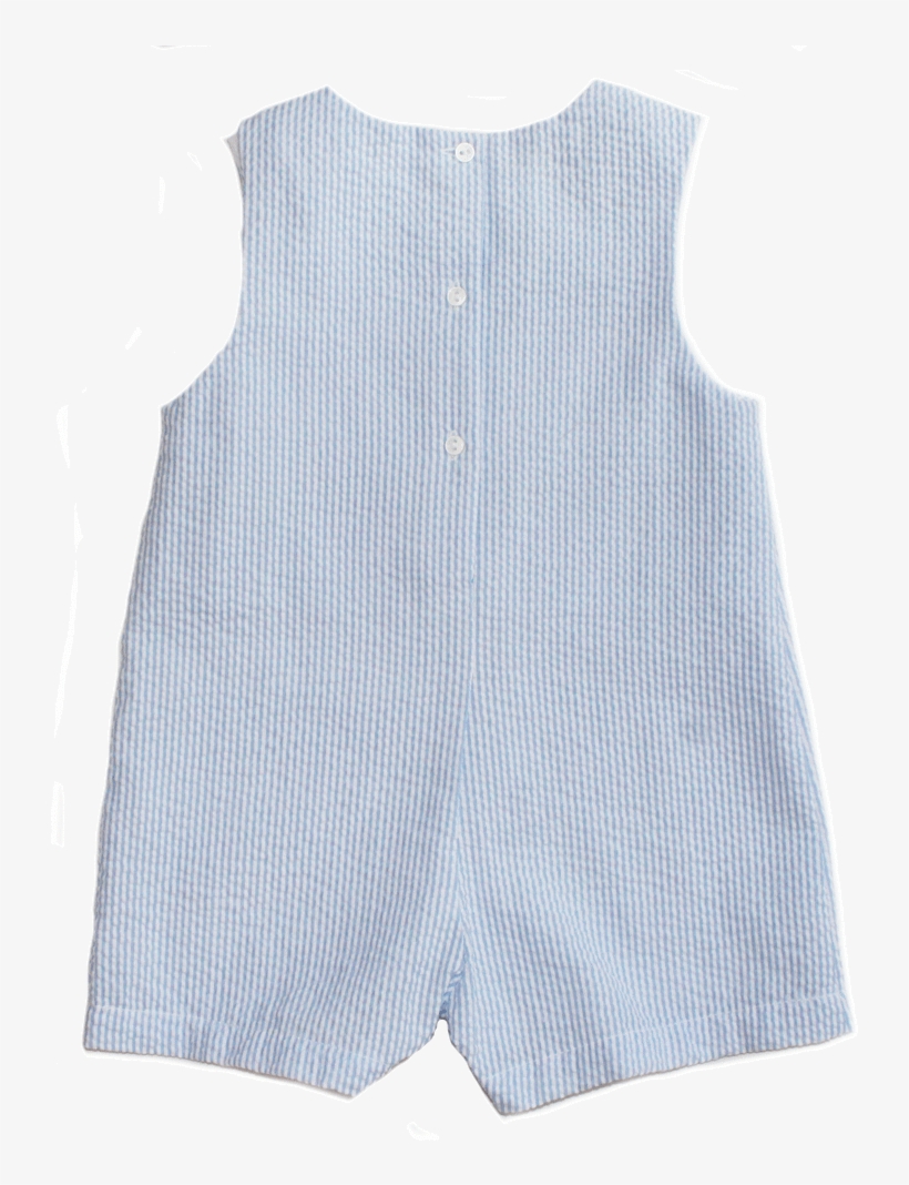 Seersucker Jon Jon With Duck Appliqué - One-piece Garment, transparent png