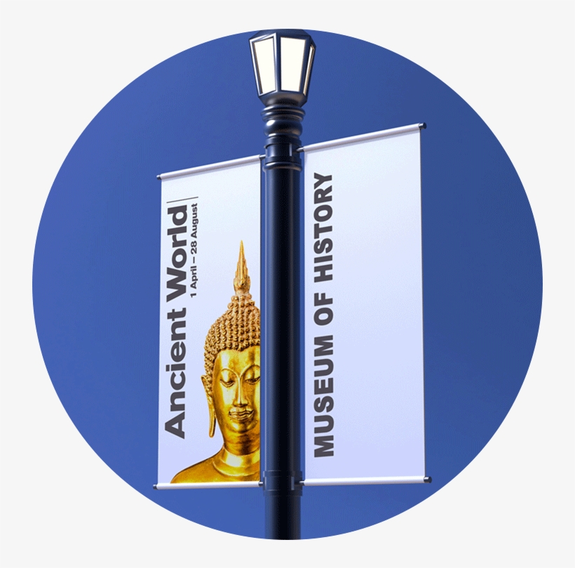 Outdoor Banners Are Displayed At Places Such Bus Stops - Plain T Shirts, transparent png