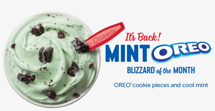 Mint Oreo Cookie Blizzard® Treat - Oreo, transparent png