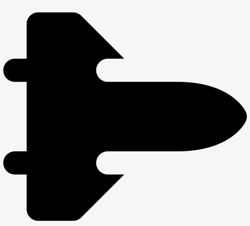 Space Shuttle Icon - Sign, transparent png