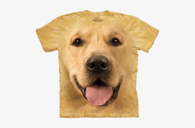 The Mountain Golden Retriever Puppy T Shirt Dog Gold Golden Labrador T Shirt 800x505 Png Download Pngkit
