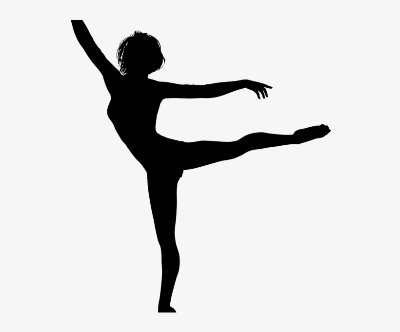 Picture Transparent Library How Dance Therapy Is An - Silhouette Of Girl Dancing, transparent png