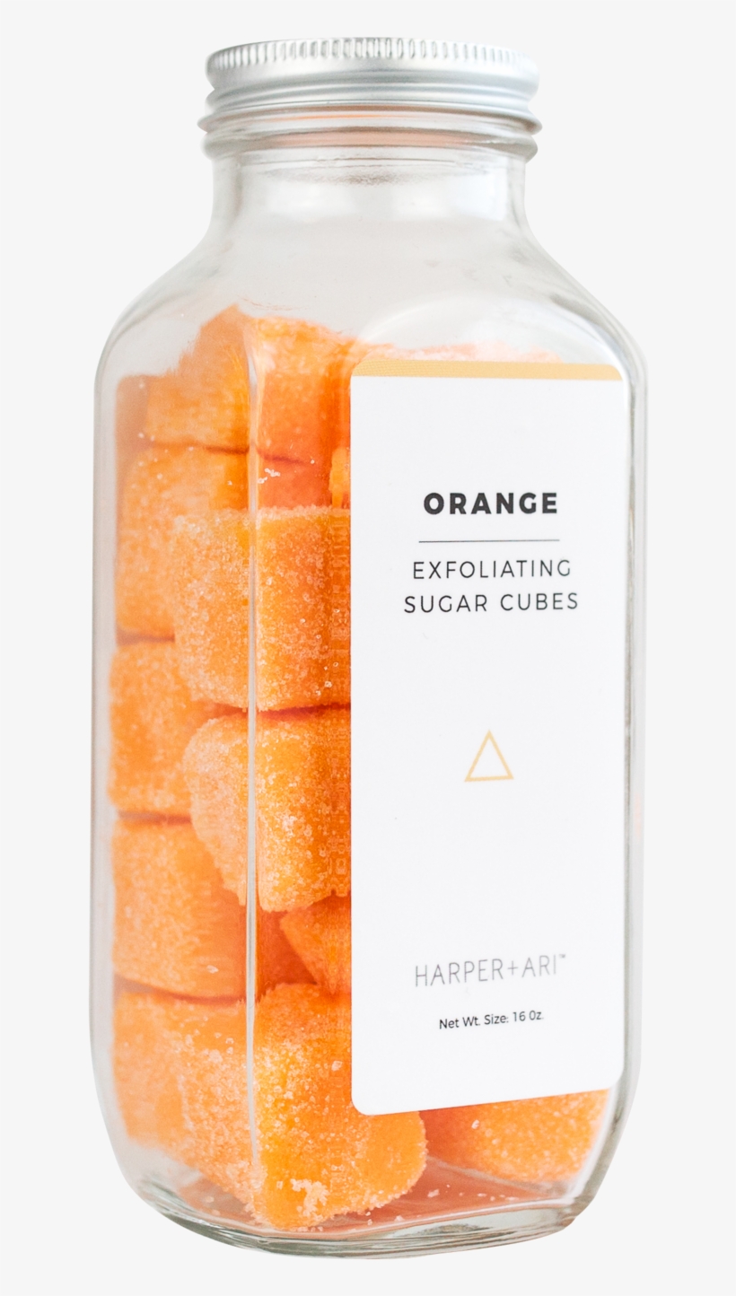 Orange Sugar Cubes - Bottle, transparent png