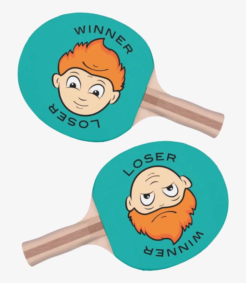 Two Faced Ping-pong Paddle, transparent png