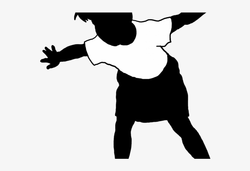 Shaow Clipart Dancing Girl - Children Dancing Silhouette, transparent png