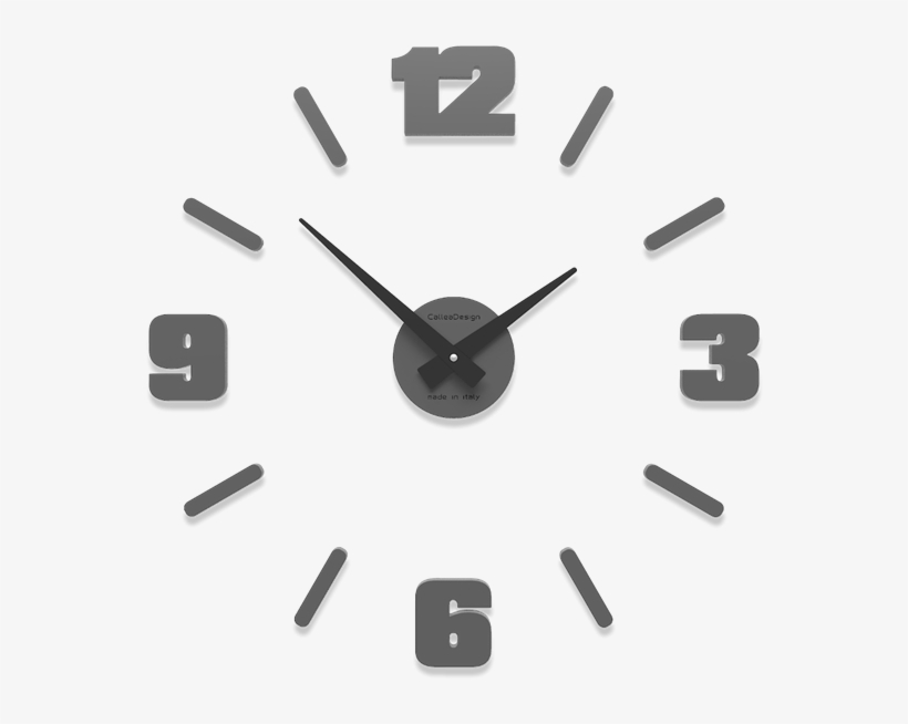 Orologio Ø50 Da Parete Numeri Moderni Adesivi Legno - Big Wall Clock Png, transparent png