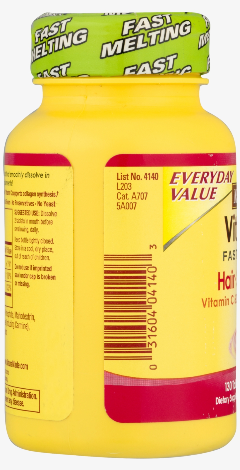 Nature Made Vitamelts Hair, Skin & Nails Fast Dissolve - Drink, transparent png