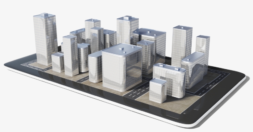 Edificios-grande - Hd Images Augmented Reality In Construction, transparent png