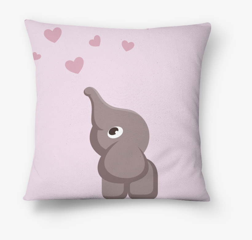 Almofada Baby Elefante De Lemon Pepperna - Cushion, transparent png