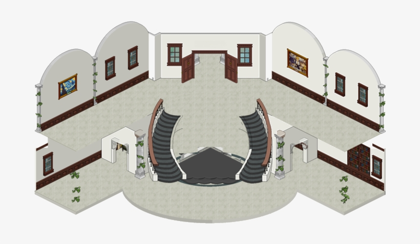 Reecibidor Dj - Hall Habbo, transparent png