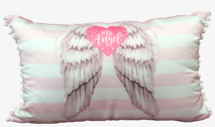 Cojin Alas De Angel Rectangular Bolitas Pe127 - Angel Wings, transparent png