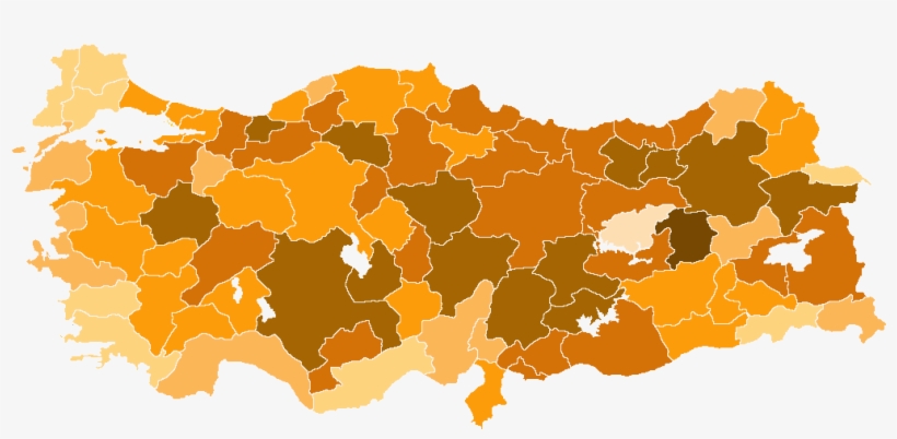 Akp 2007 Performance - Turkish Elections By Province, transparent png