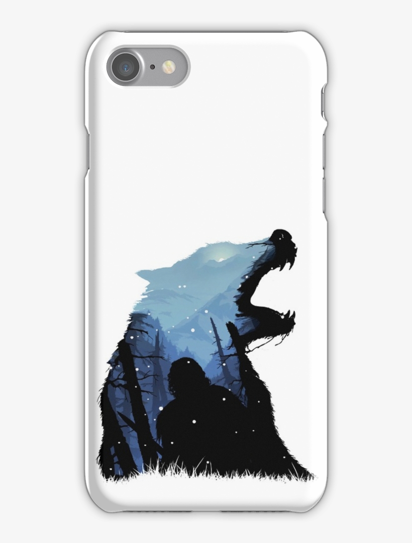 King Of The North Iphone 7 Snap Case - King Of The North Jon Snow, transparent png
