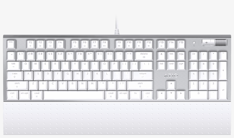 Azio Mk Mac Usb Keyboard, Mechanical, Usb, Kailh Brown - Azio Mac Mechanical Keyboard, transparent png