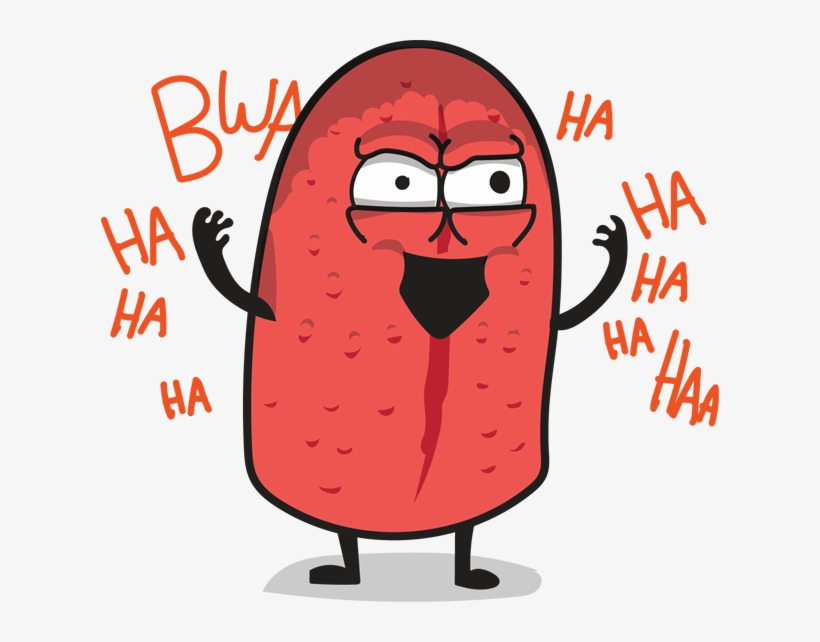 Heart And Brain Organ Sticker Set Messages Sticker-9 - Awkward Yeti Stickers, transparent png