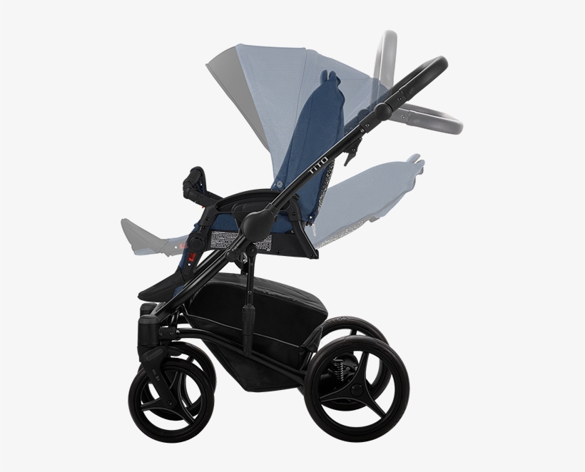 Stroller Has A Convertible Seat, Which Allows Your - Bebetto Tito Premium Class, transparent png