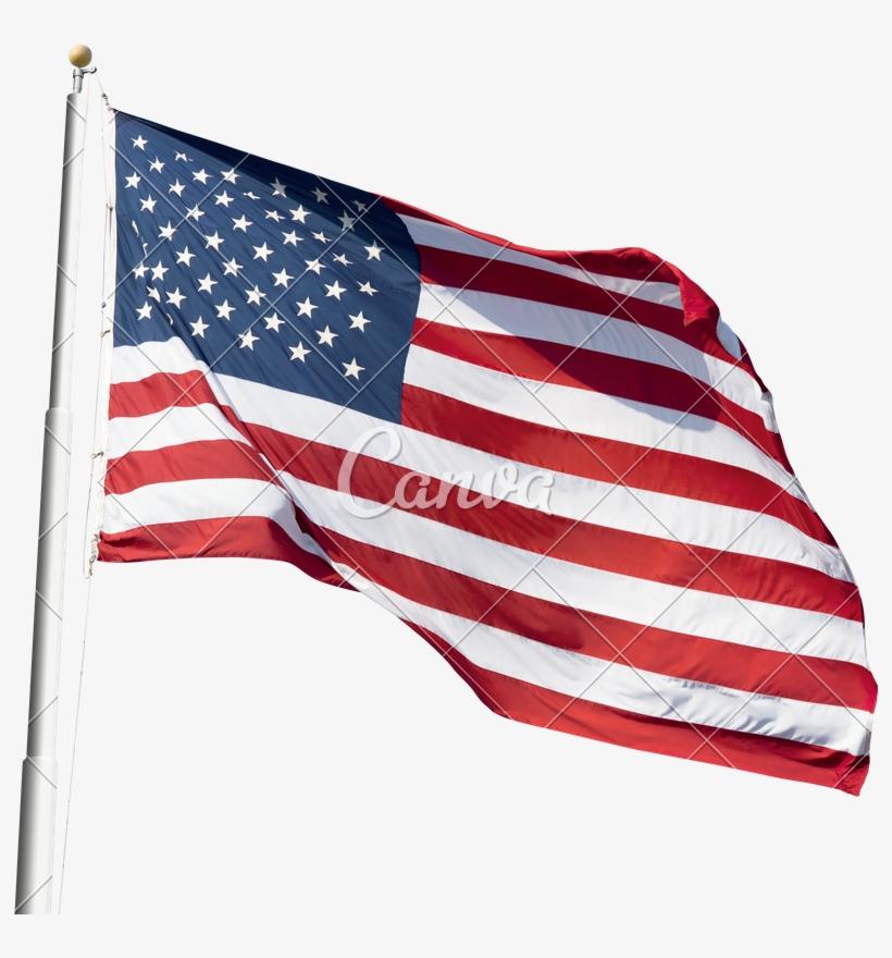 Old American Flag Background - Fair Trade America Logo, transparent png