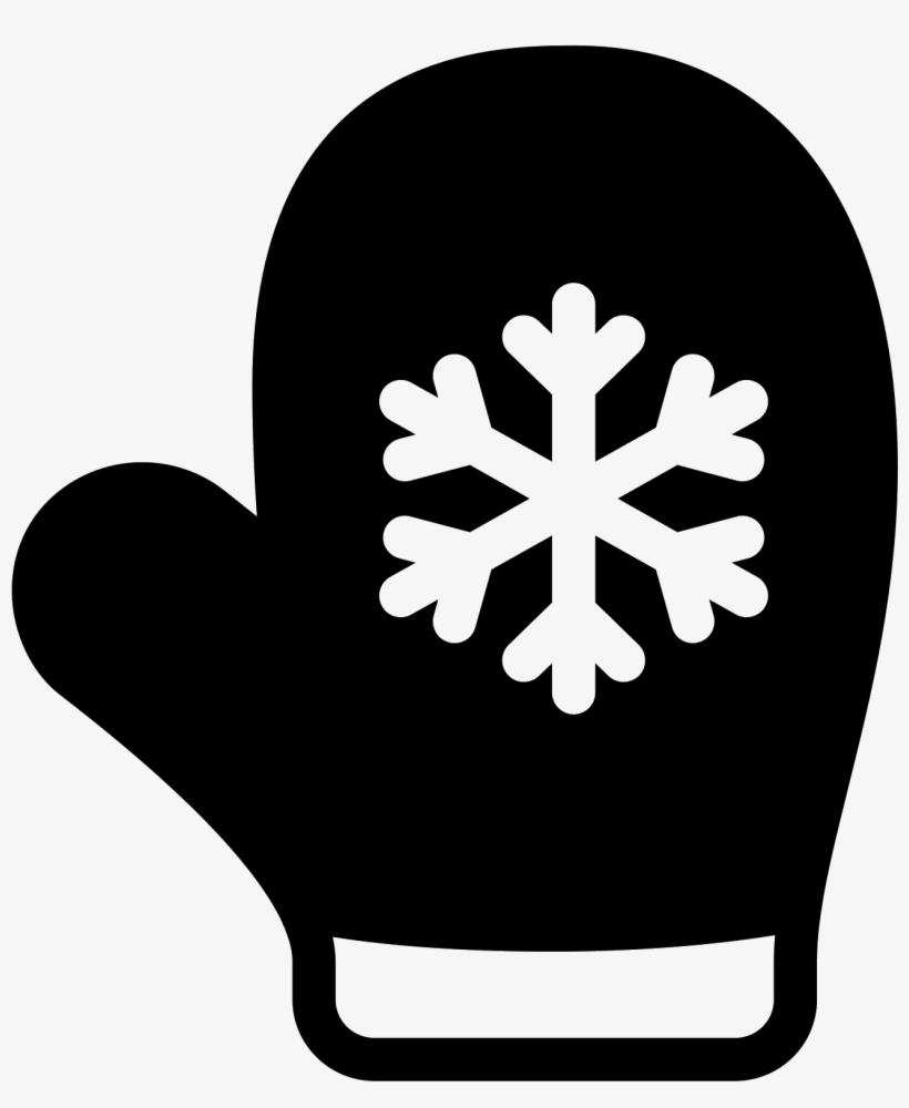 It's A Logo Of A Christmas Mitten - Proste Śnieżynki Z Papieru, transparent png