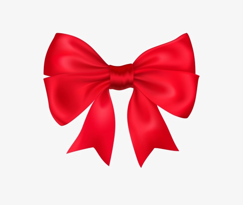 Bow Png Picture - Lazo Rojo Regalo Png, transparent png