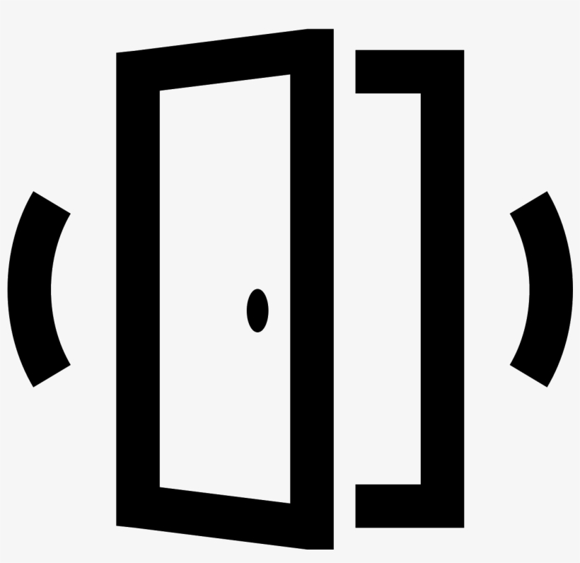 Door Sensor Alarmed Icon, transparent png
