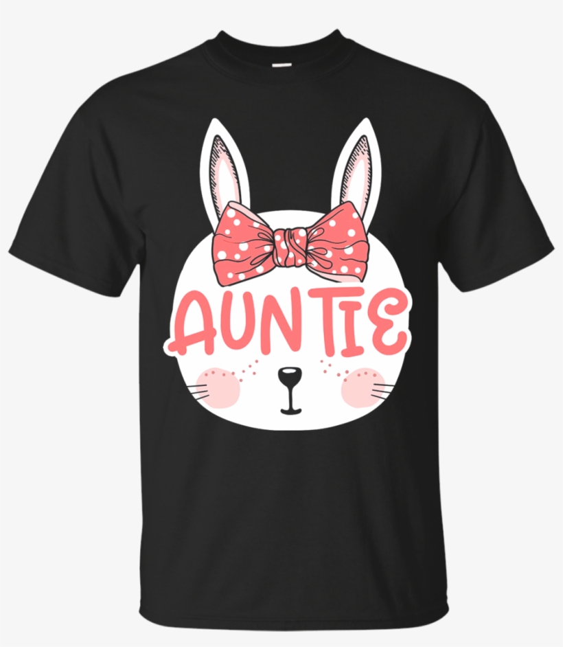 Easter Bunny Auntie Pink Easter Sunday T-shirt - Shirt, transparent png