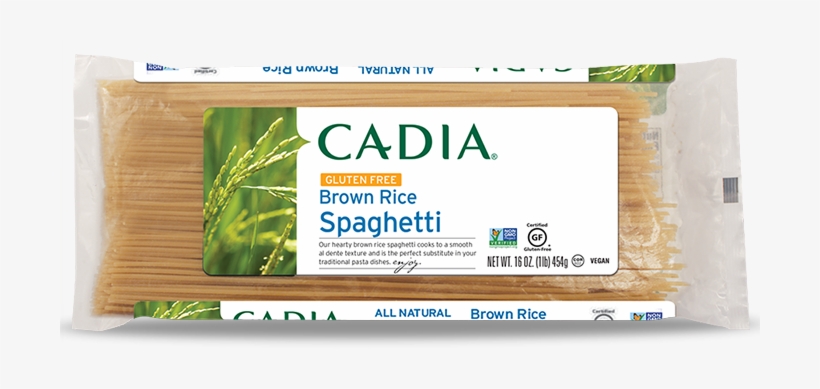 Cadia Gluten-free Brown Rice Spaghetti Pasta, 16 Oz - Cadia, transparent png