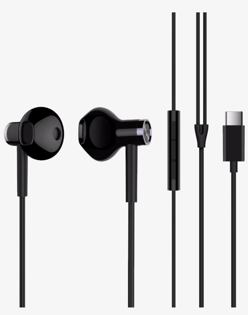 Mi Dual Driver Earphones Type C - Xiaomi In Ear Type C, transparent png