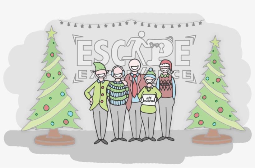 5 Reasons To Book Your Office Holiday Party At Escape - Christmas Tree, transparent png