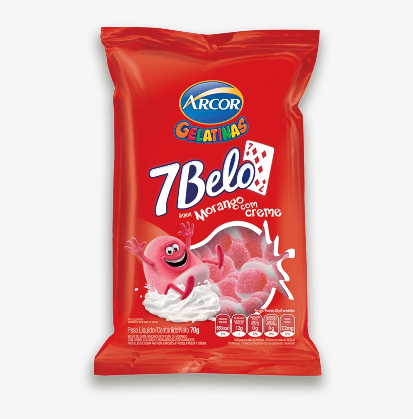 Arcor Amplia Portfólio De Balas De Gelatinas - 7belo Gelatinas, transparent png
