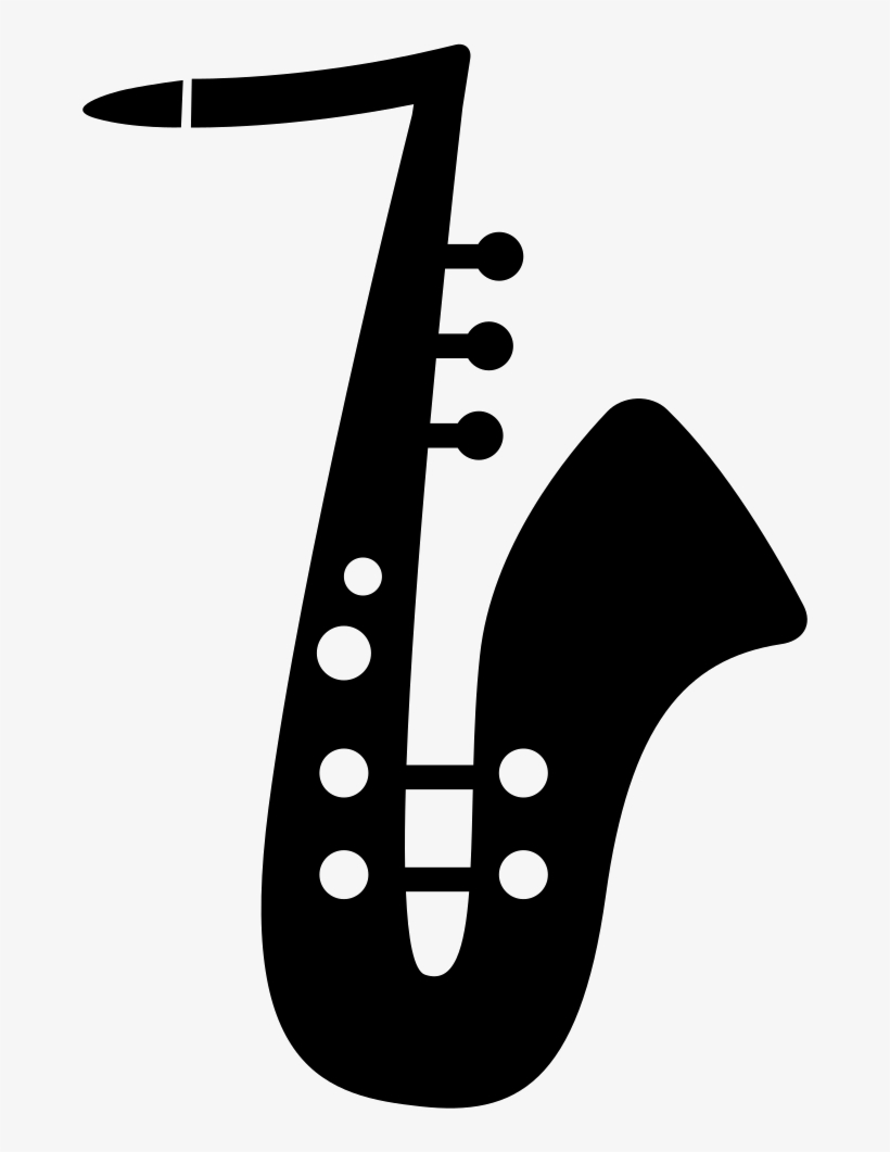 Png File - Saxophone Silhouette, transparent png