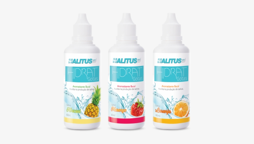 Halitus Hidrat Gotas Com 60 Ml - Plastic Bottle, transparent png