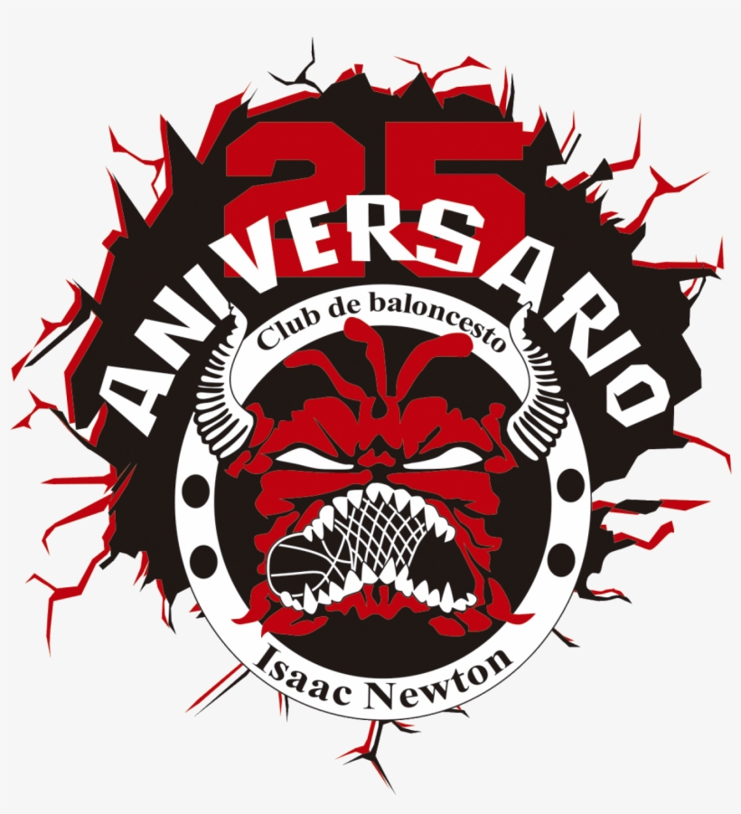 Cropped Aaff Logo Club Baloncesto Isaac Newton 25 Aniversario - Concept Art Samurai Drawing, transparent png