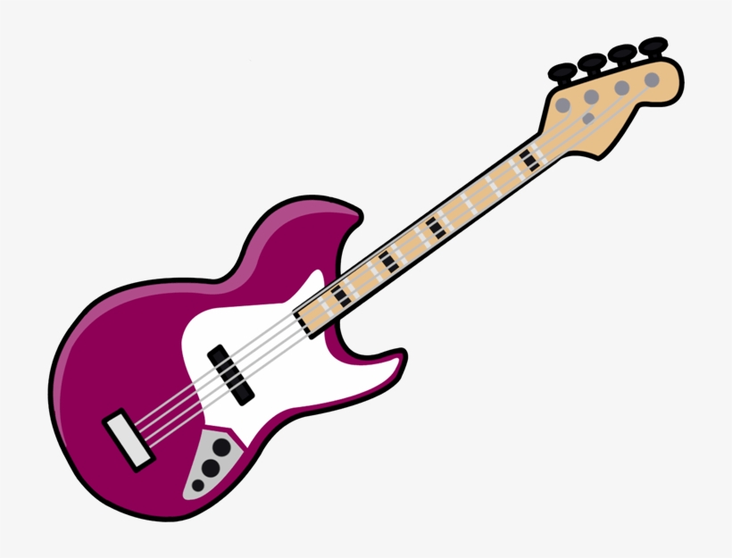 Saxophone Clip - Cartoon Guitar, transparent png