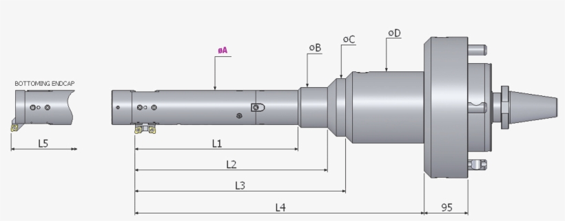 Zx Modular Boring Tool Diagram - Cutting Tool, transparent png