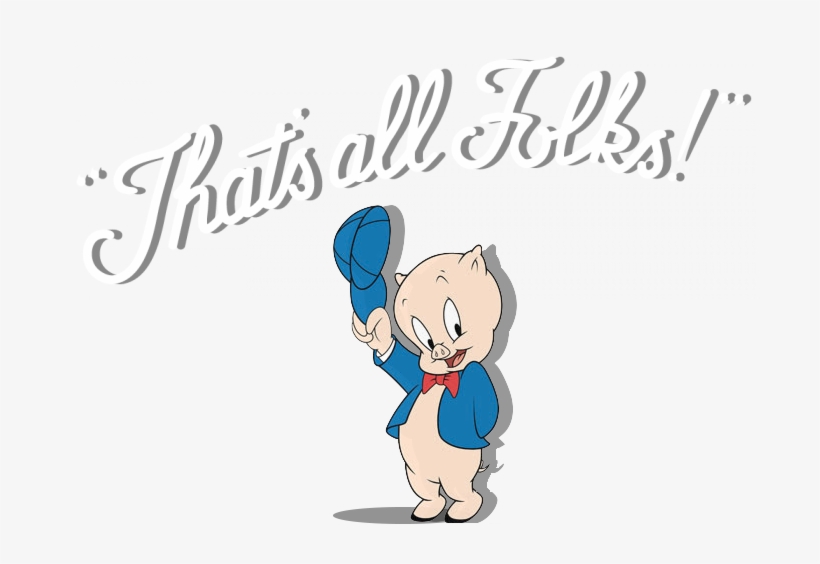 Repeat Radial Bg { Background - Porky Pig That's All Folks, transparent png