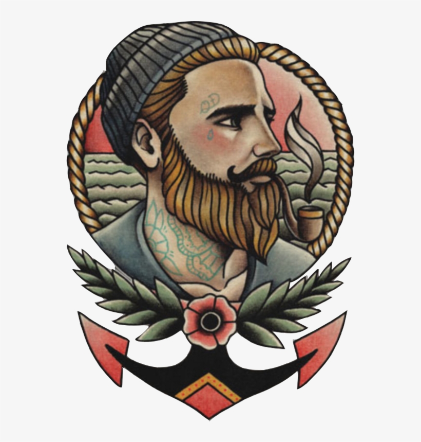 Parlortattoos Sailor - Old School Tattoo Sailor, transparent png